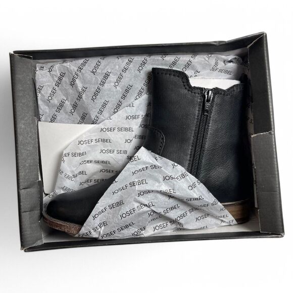 JOSEF SEIBEL "Sienna 80" Black Ankle Boot, NEW! Size EU38 (US 7-7.5) - Picture 7 of 11
